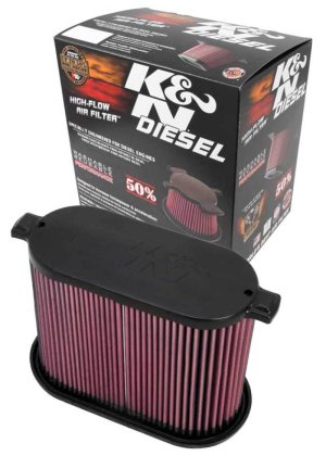 Ford F250 Super Duty Performance Air Intake - K&N Engineering - Drop In - `08-`10